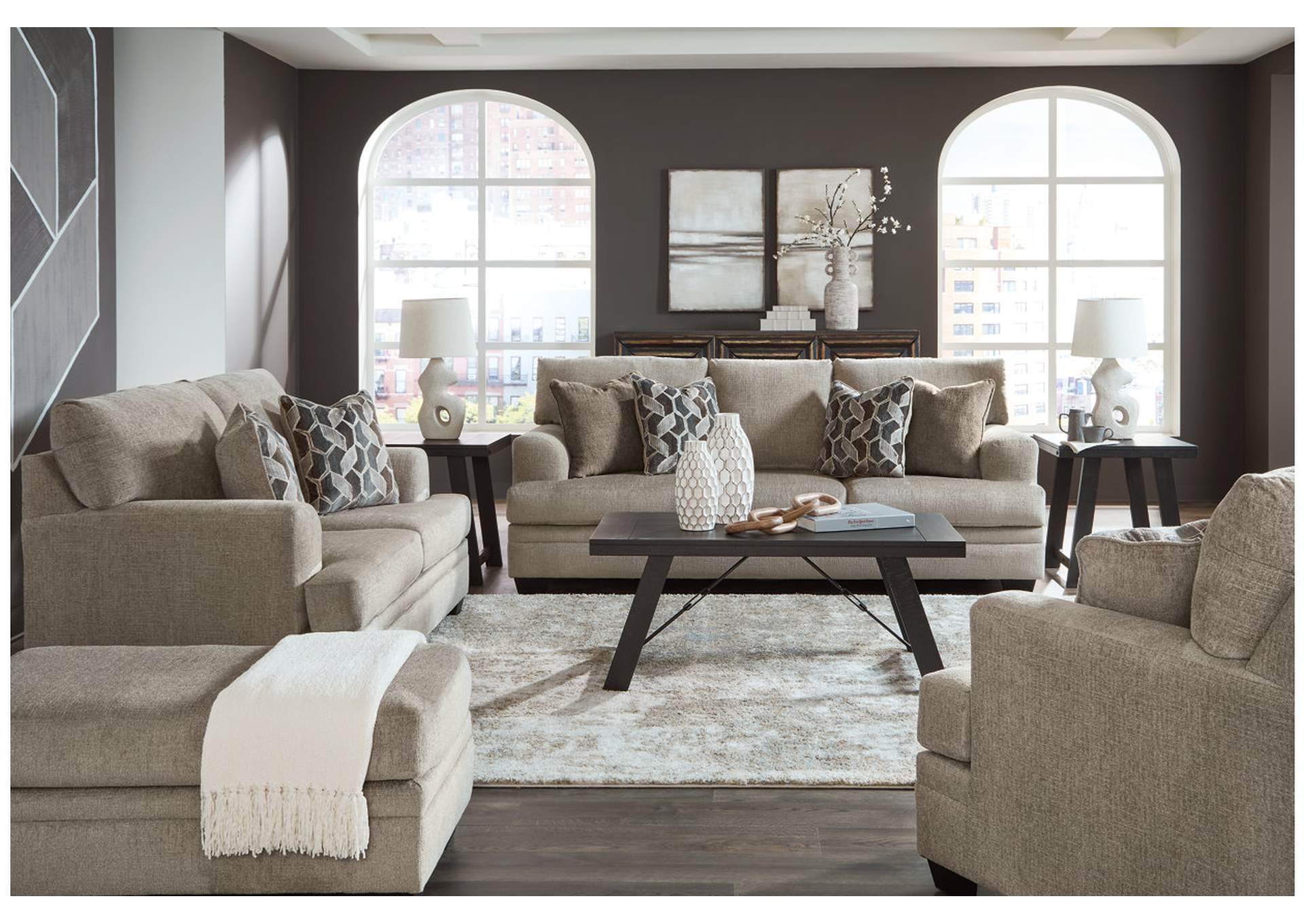 Stonemeade Sofa, Loveseat, Oversized Chair and Ottoman,Signature Design By Ashley