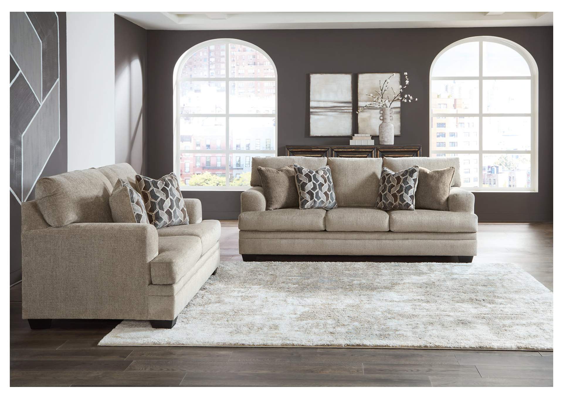 Stonemeade Sofa, Loveseat, Oversized Chair and Ottoman,Signature Design By Ashley