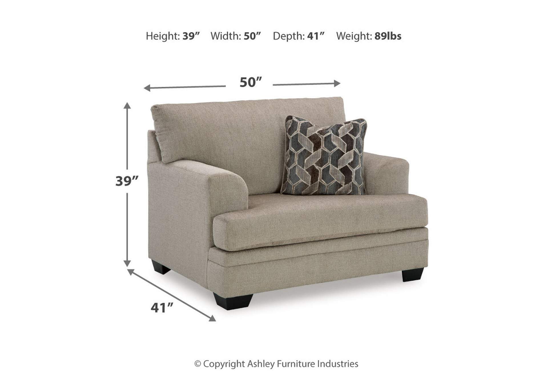 Stonemeade Sofa, Loveseat, Oversized Chair and Ottoman,Signature Design By Ashley