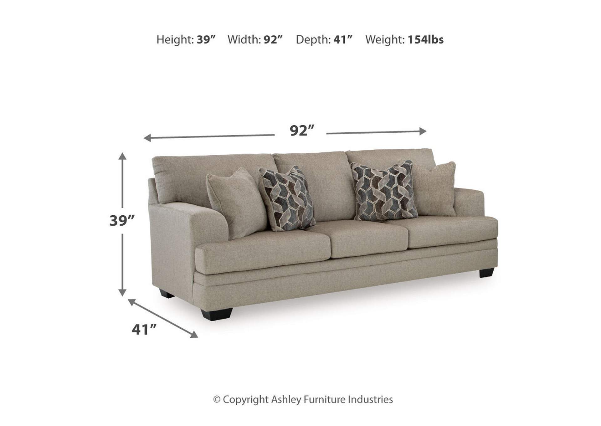 Stonemeade Sofa, Loveseat, Oversized Chair and Ottoman,Signature Design By Ashley