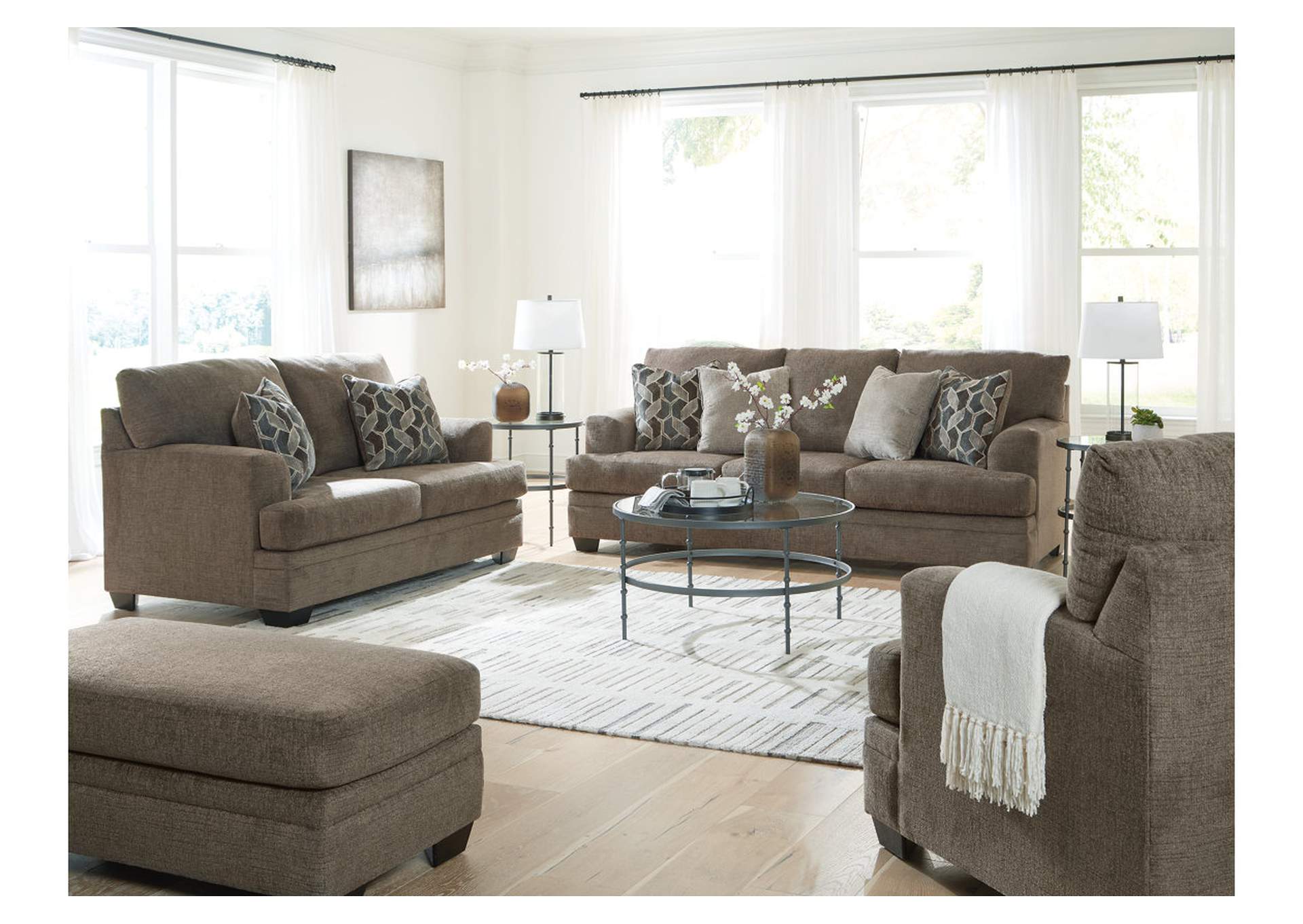 Stonemeade Sofa, Loveseat, Oversized Chair and Ottoman,Signature Design By Ashley