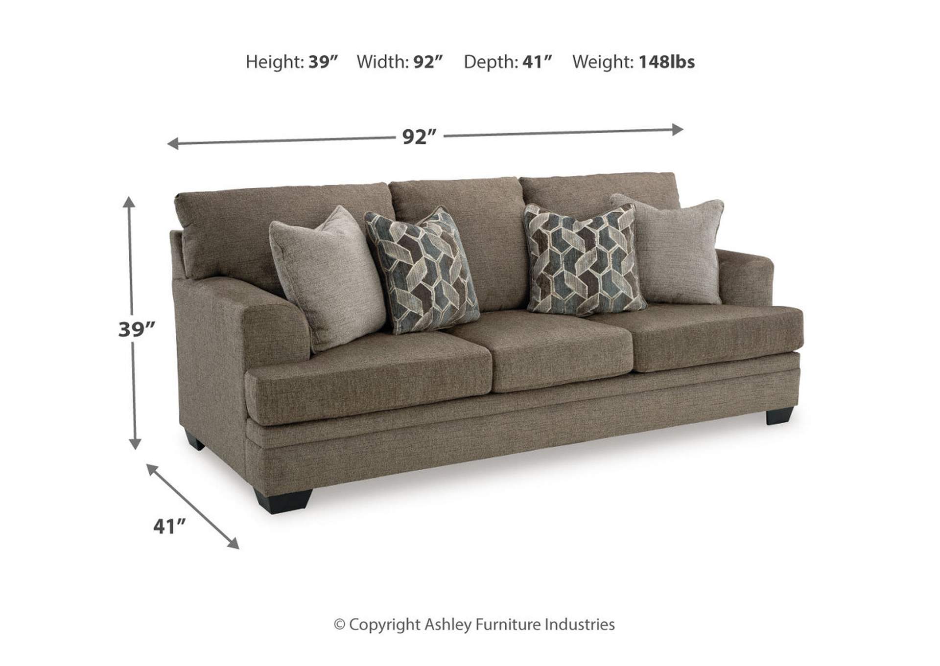 Stonemeade Sofa, Loveseat, Oversized Chair and Ottoman,Signature Design By Ashley