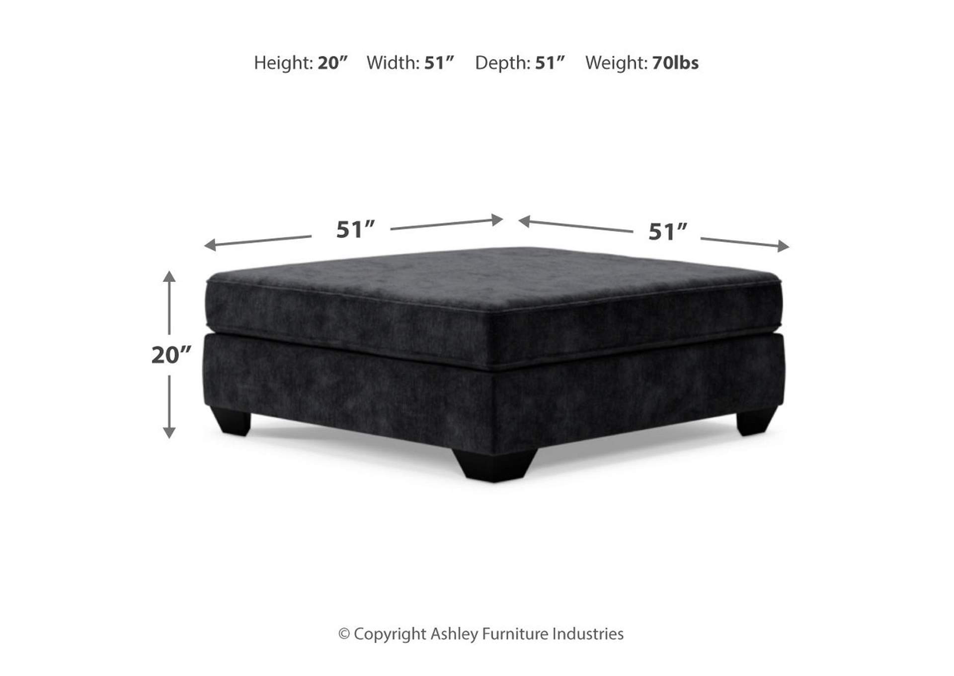 Lavernett Oversized Accent Ottoman,Signature Design By Ashley