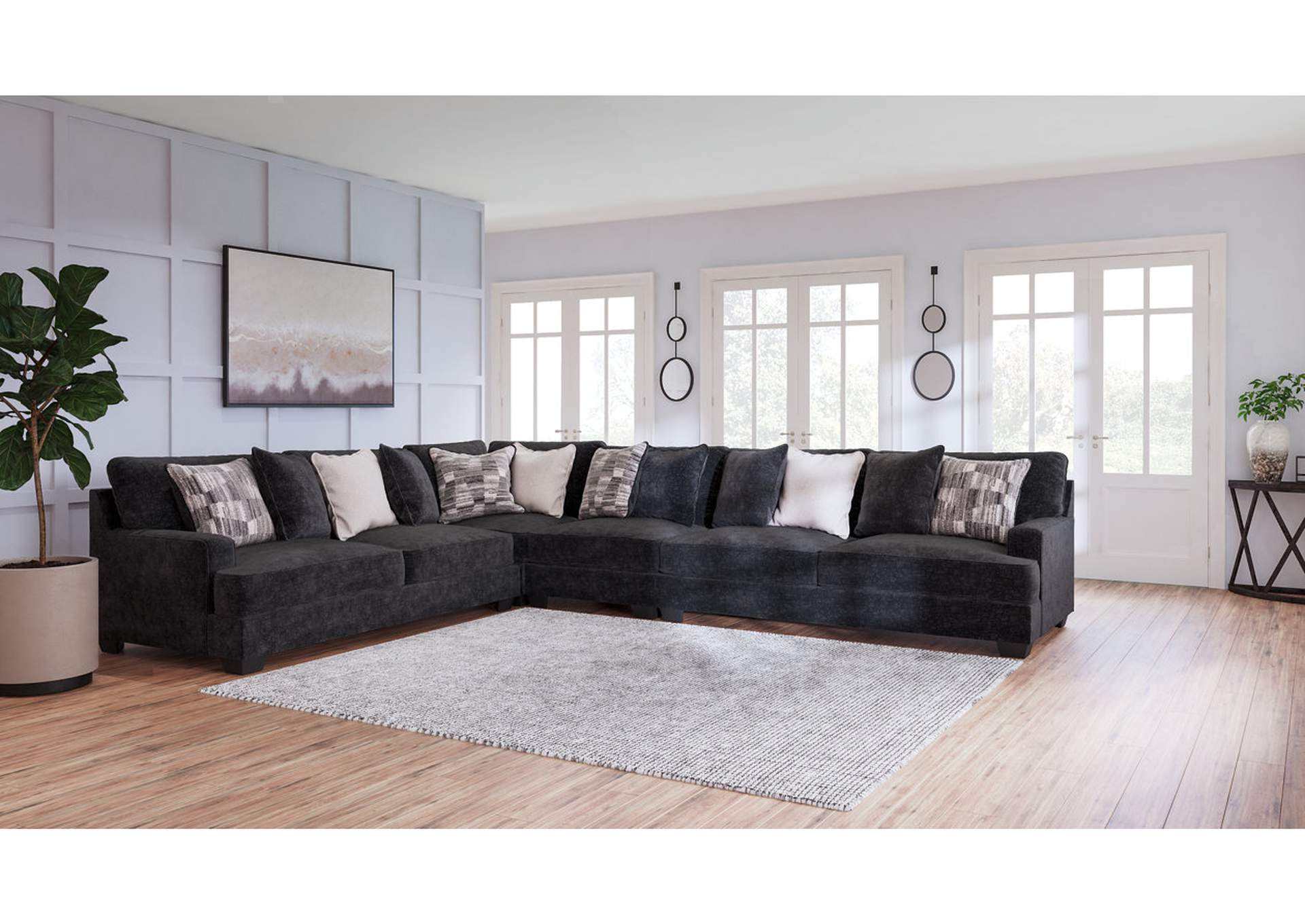 Lavernett 4-Piece Sectional with Ottoman,Signature Design By Ashley