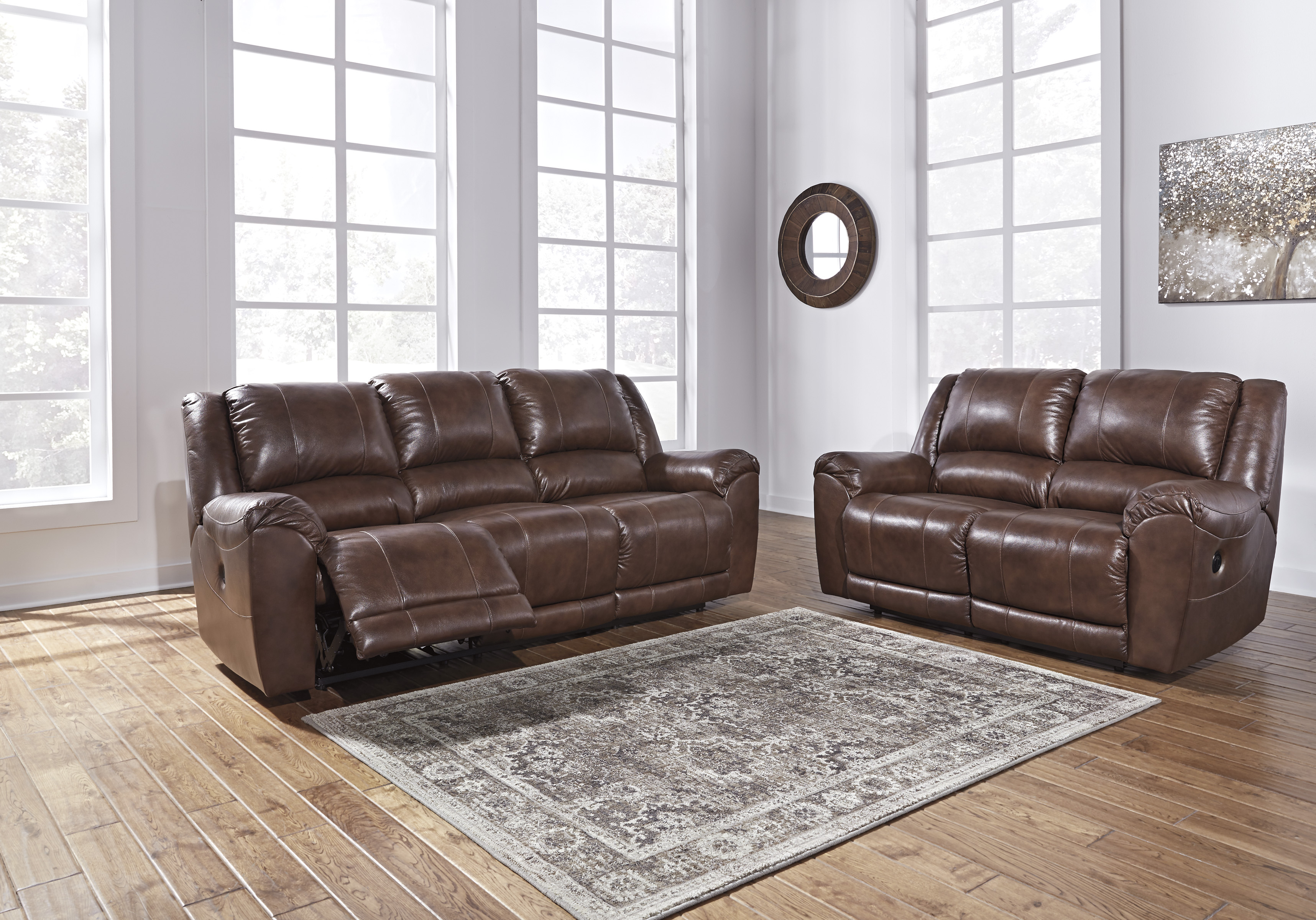 Persiphone Canyon Power Reclining Sofa & Loveseat,ABF Signature Design by Ashley