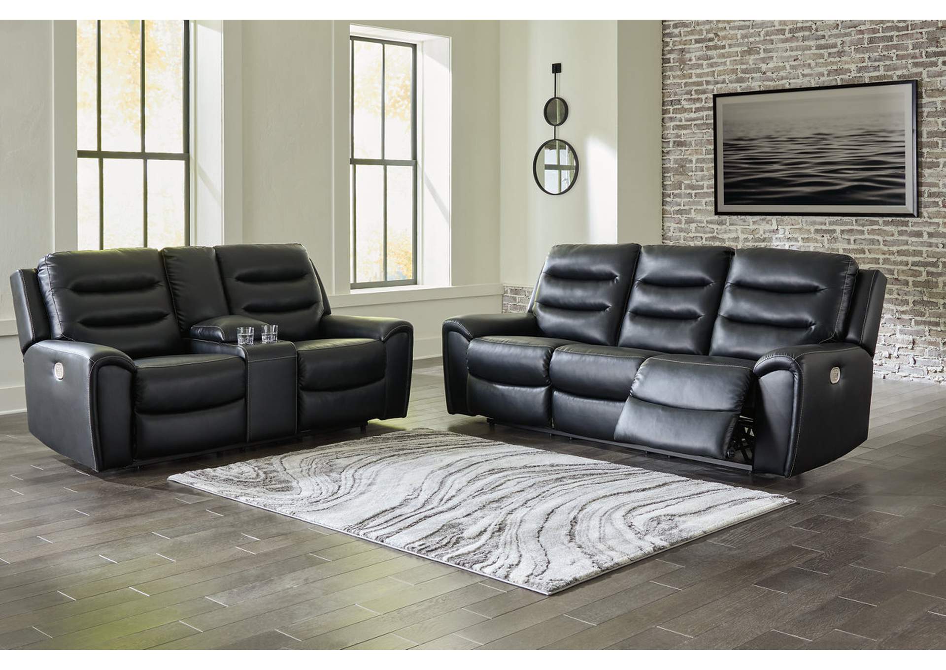 Warlin Power Reclining Sofa and Loveseat,Signature Design By Ashley