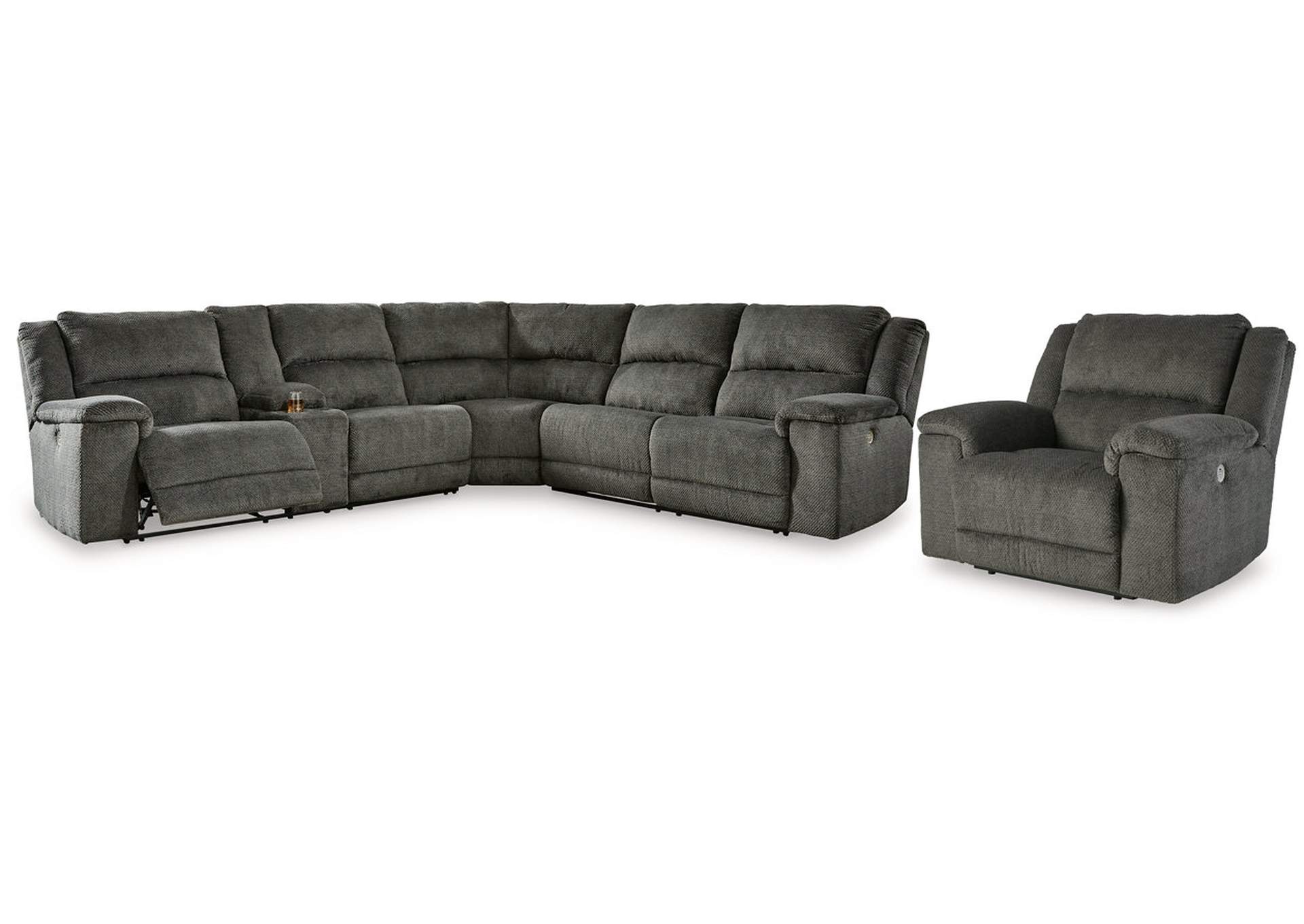 Keensburg 3-Piece Sectional with Recliner,Ashley