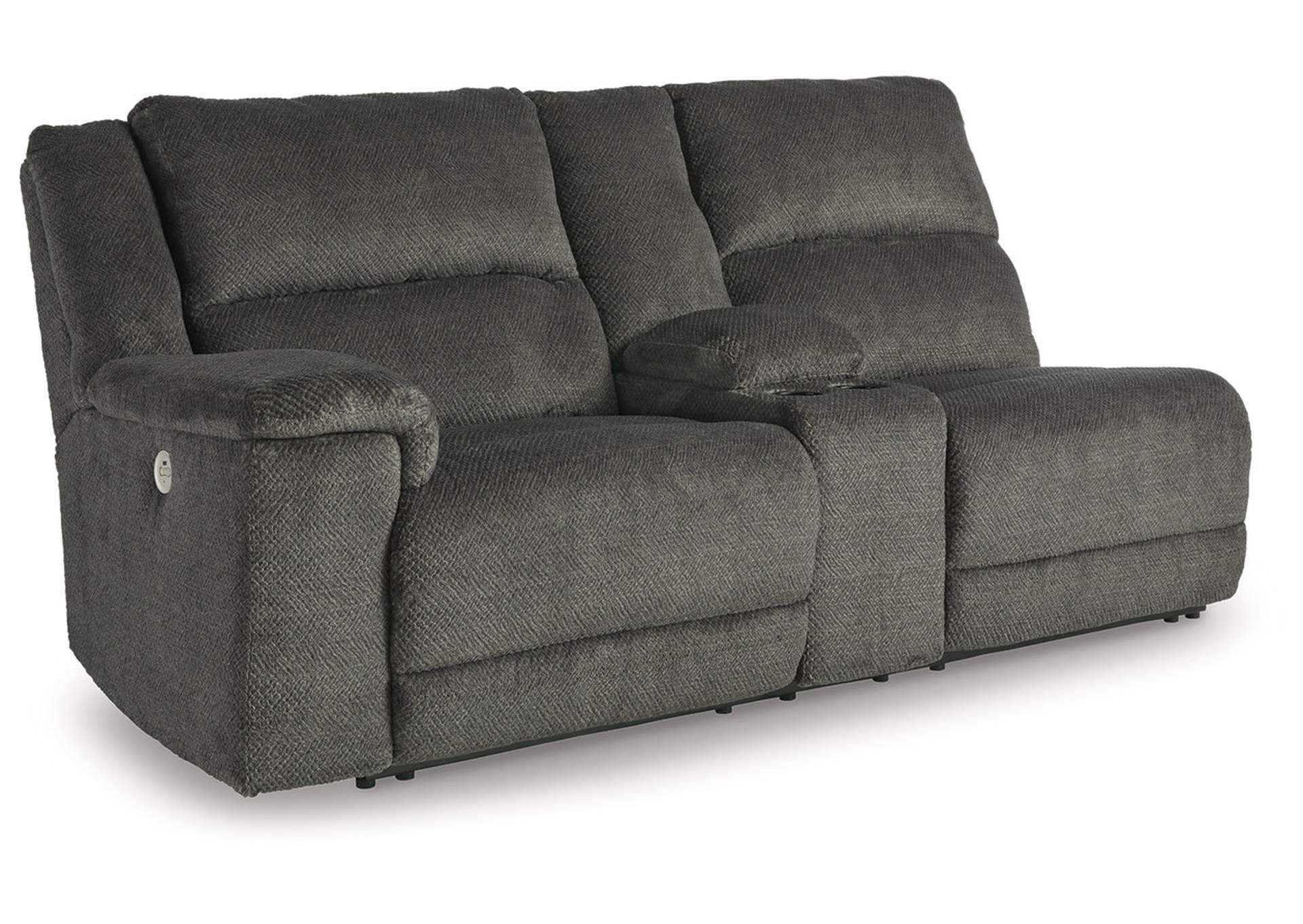 Keensburg Left-Arm Facing Power Reclining Loveseat with Console,Ashley