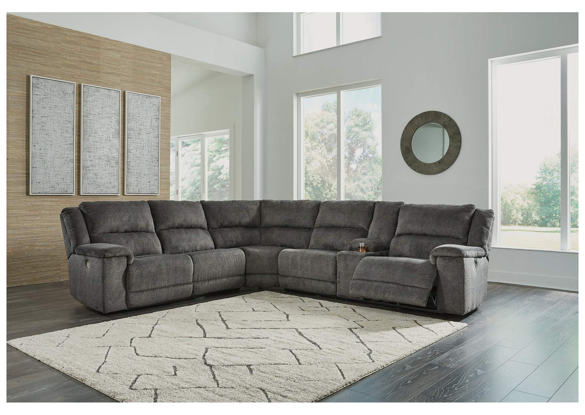 Keensburg 3-Piece Sectional with Recliner,Ashley