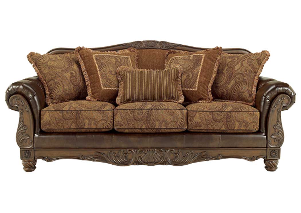 Fresco DuraBlend Antique Sofa,ABF Signature Design by Ashley