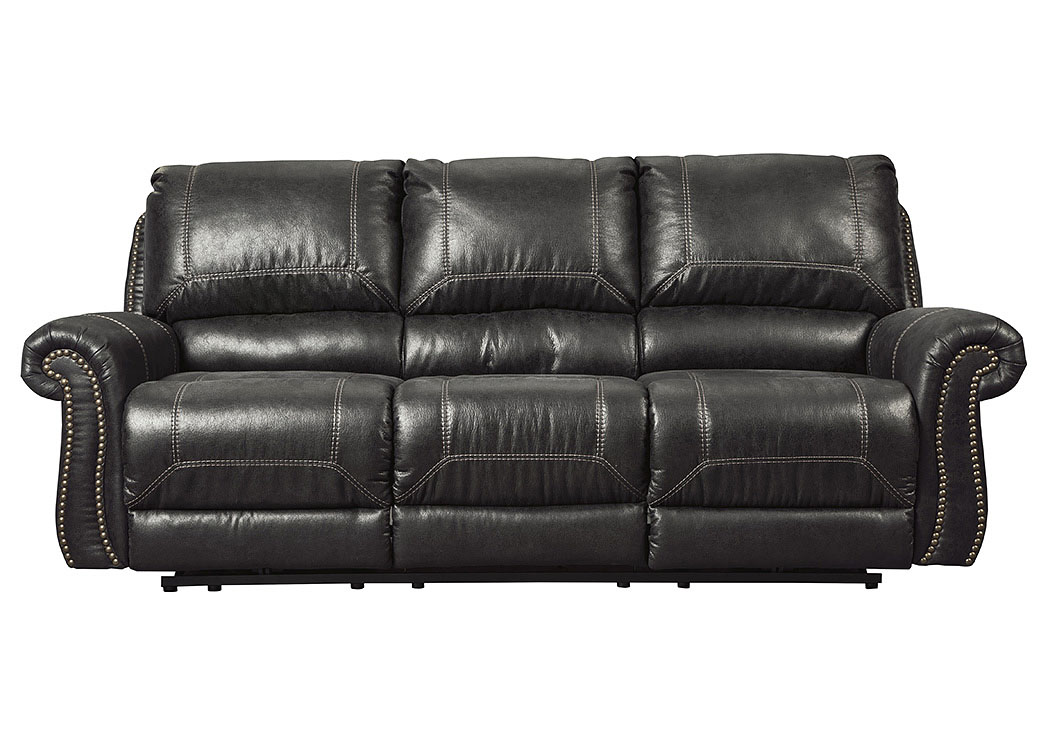 Milhaven Black Reclining Sofa,ABF Signature Design by Ashley