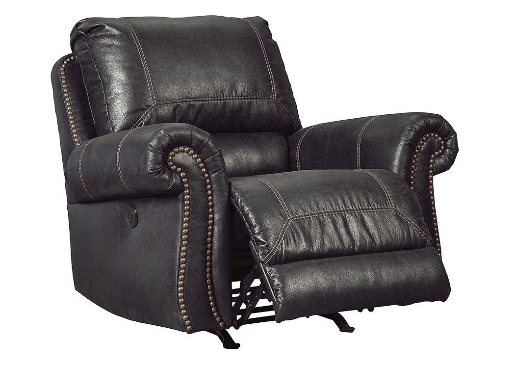 Milhaven Black Power Rocker Recliner,ABF Signature Design by Ashley