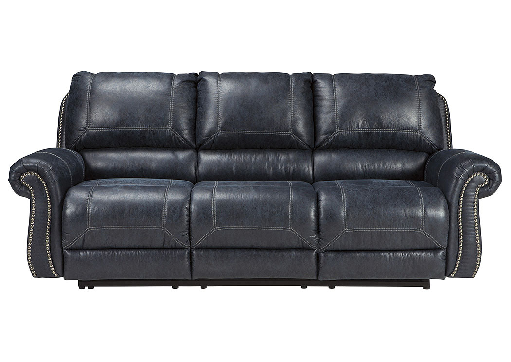 Milhaven Navy Reclining Power Sofa,ABF Signature Design by Ashley