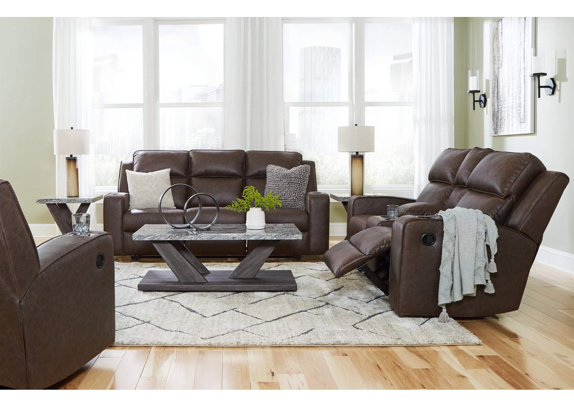 Lavenhorne Sofa, Loveseat and Recliner,Signature Design By Ashley