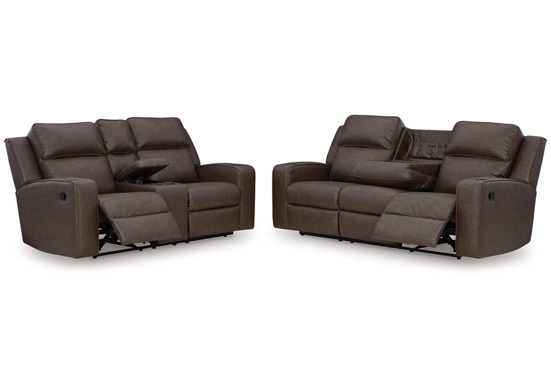 Lavenhorne Manual Reclining Sofa and Loveseat,Signature Design By Ashley