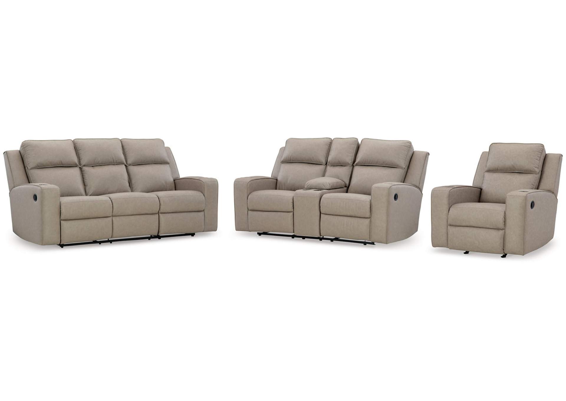 Lavenhorne Sofa, Loveseat and Recliner,Signature Design By Ashley