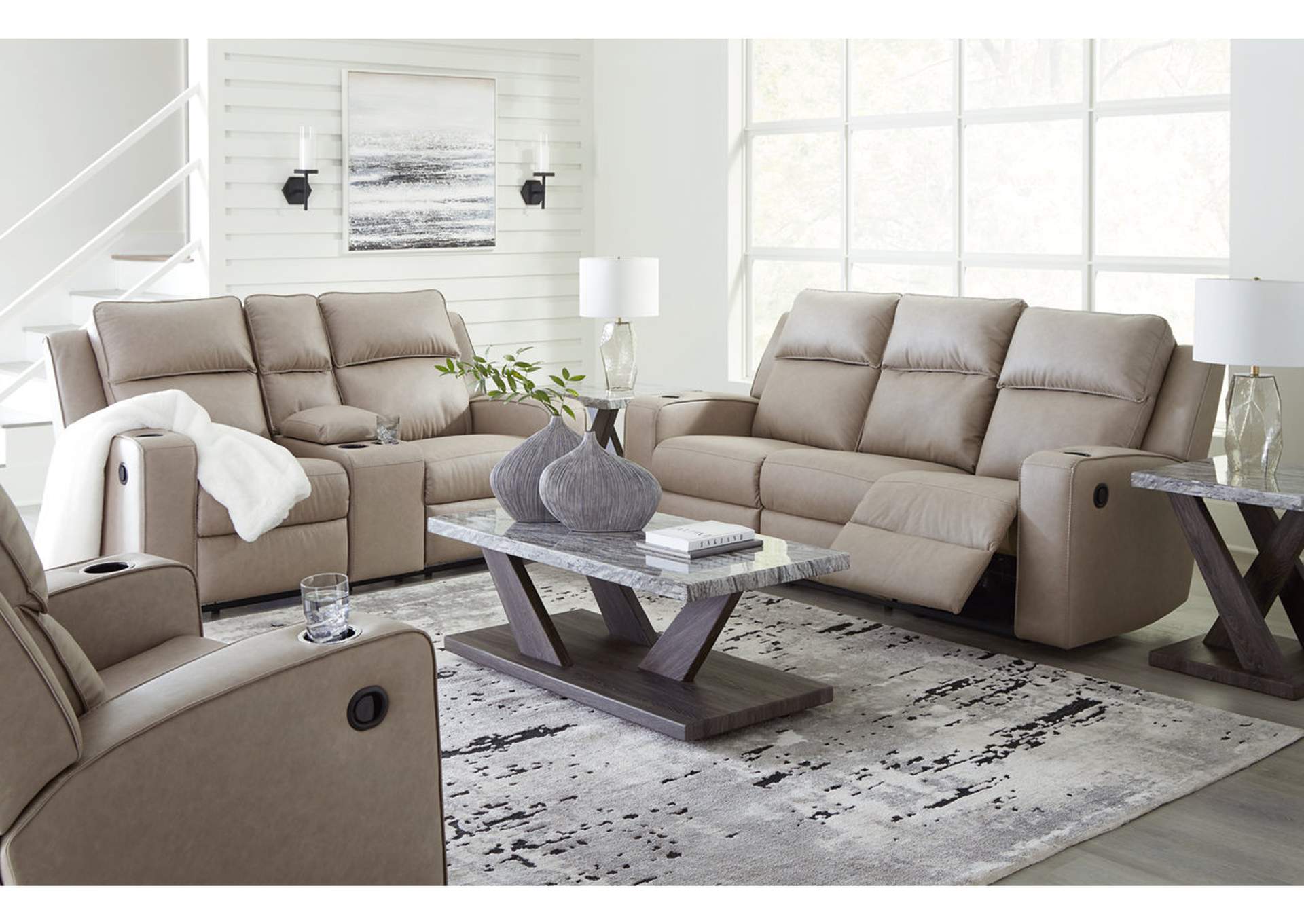 Lavenhorne Reclining Sofa, Loveseat and Recliner,Signature Design By Ashley