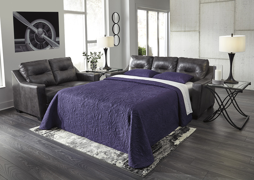 Kensbridge Charcoal Queen Sofa Sleeper,ABF Signature Design by Ashley