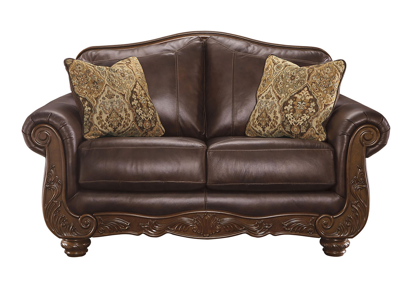 Mellwood Walnut Loveseat,ABF Signature Design by Ashley