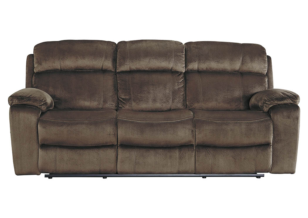 Uhland Chocolate Power Reclining Sofa w/Adjustable Headrest,ABF Signature Design by Ashley