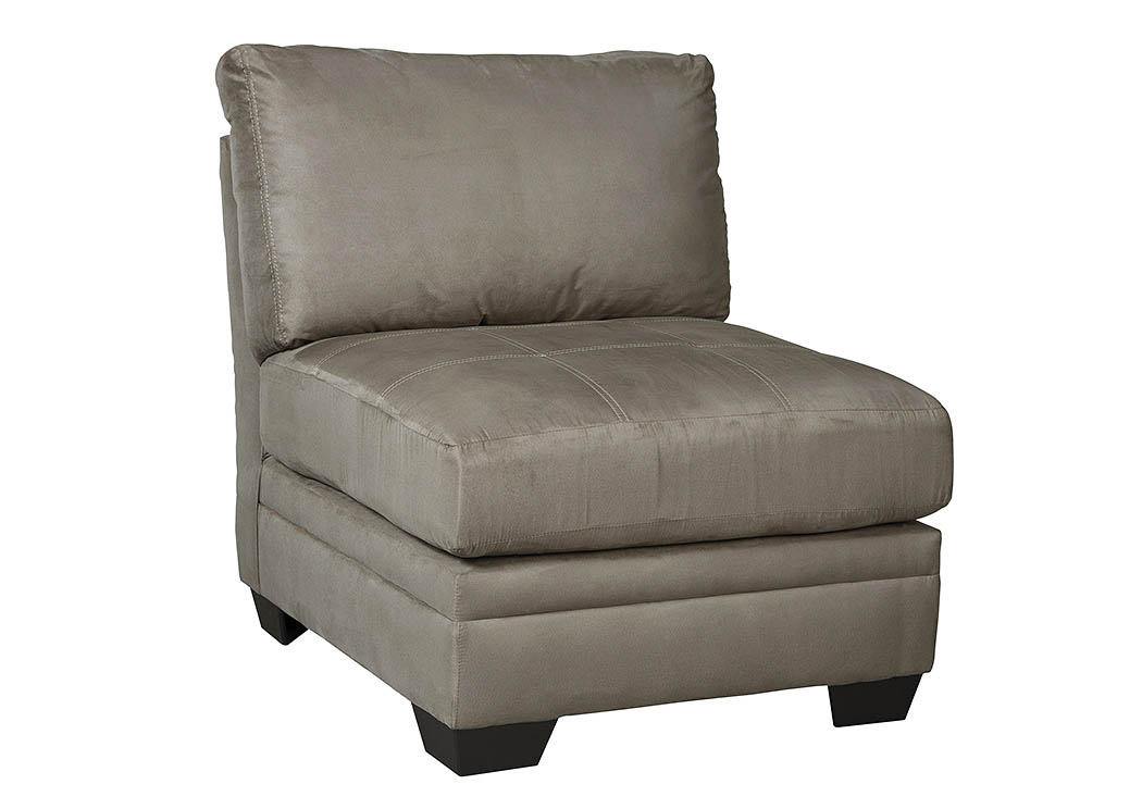 Iago Cobblestone Armless Chair,ABF Signature Design by Ashley