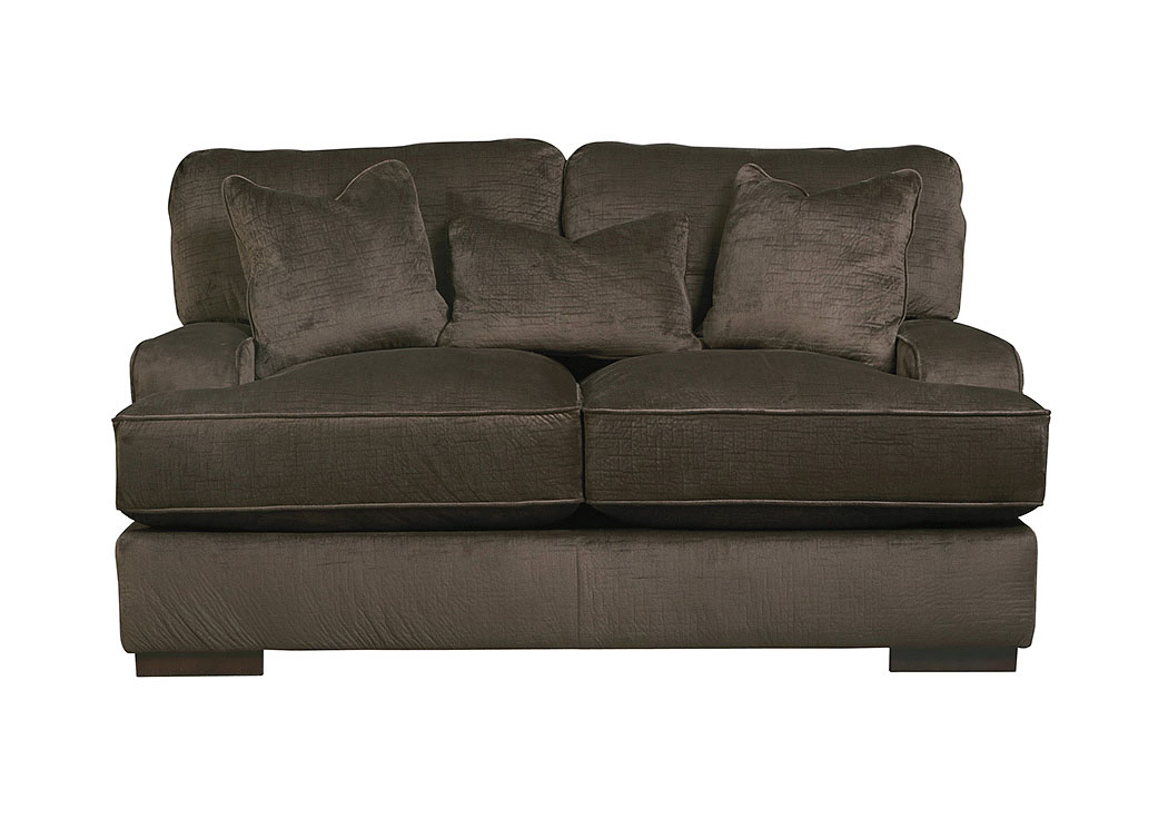 Bisenti Chocolate Loveseat,ABF Benchcraft