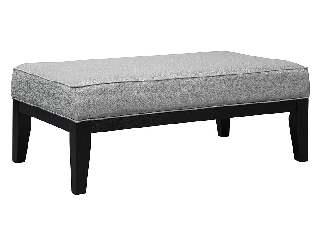 Gilmer Gunmetal Oversized Accent Ottoman,ABF Signature Design by Ashley
