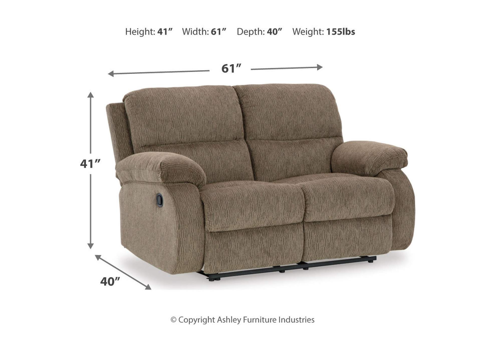 Scranto Reclining Loveseat,Signature Design By Ashley