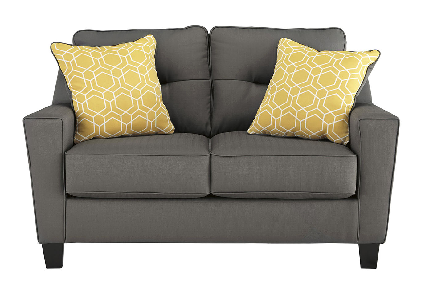 Forsan Nuvella Gray Loveseat,ABF Benchcraft