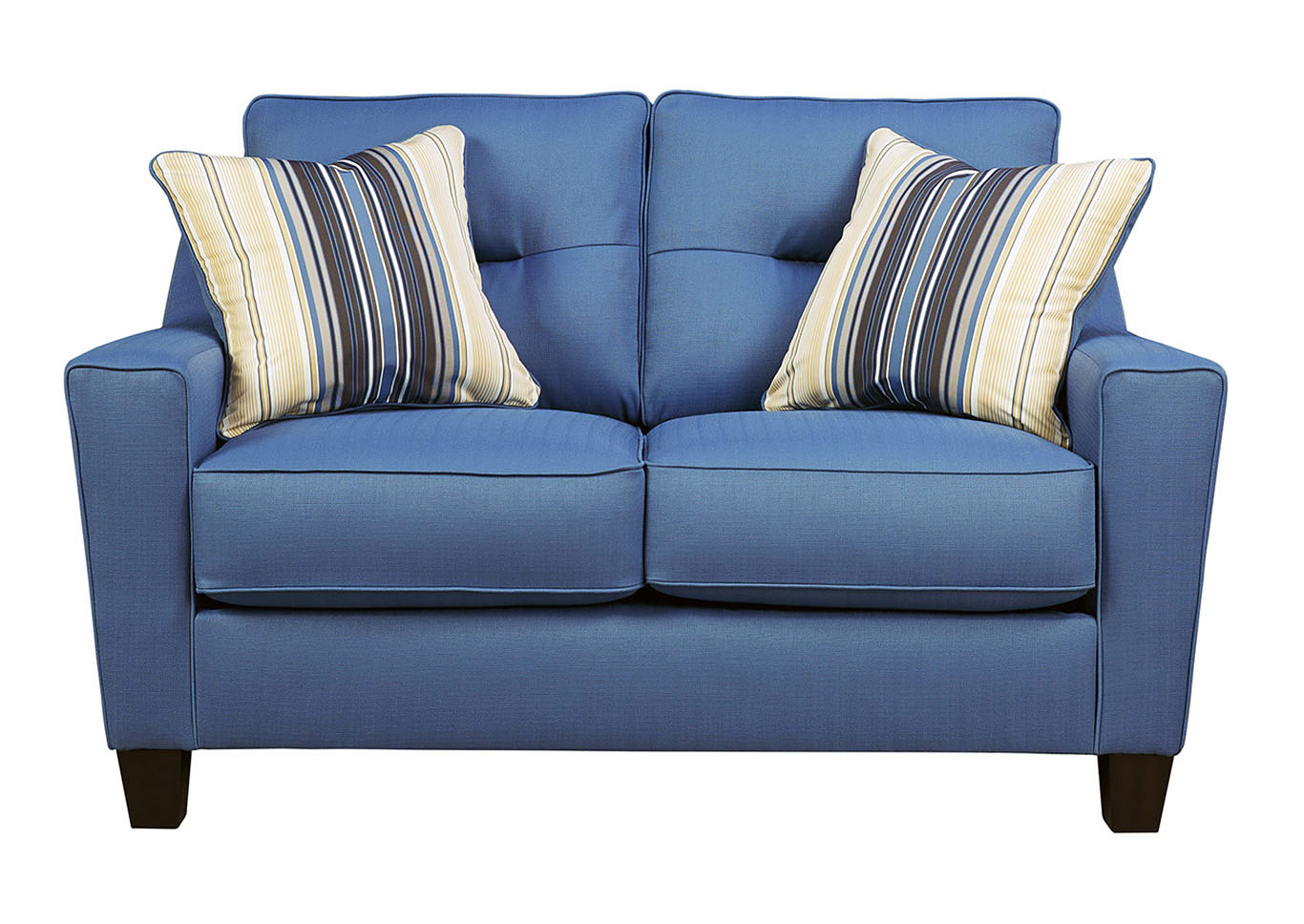 Forsan Nuvella Blue Loveseat,ABF Benchcraft