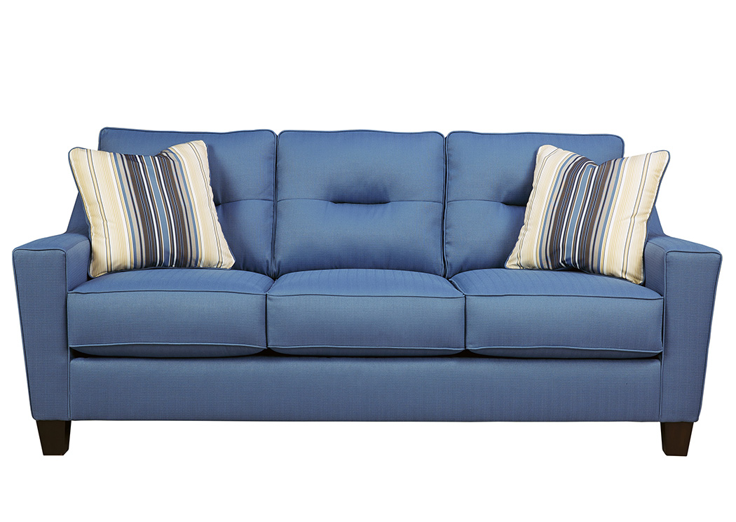 Forsan Nuvella Blue Sofa,ABF Benchcraft