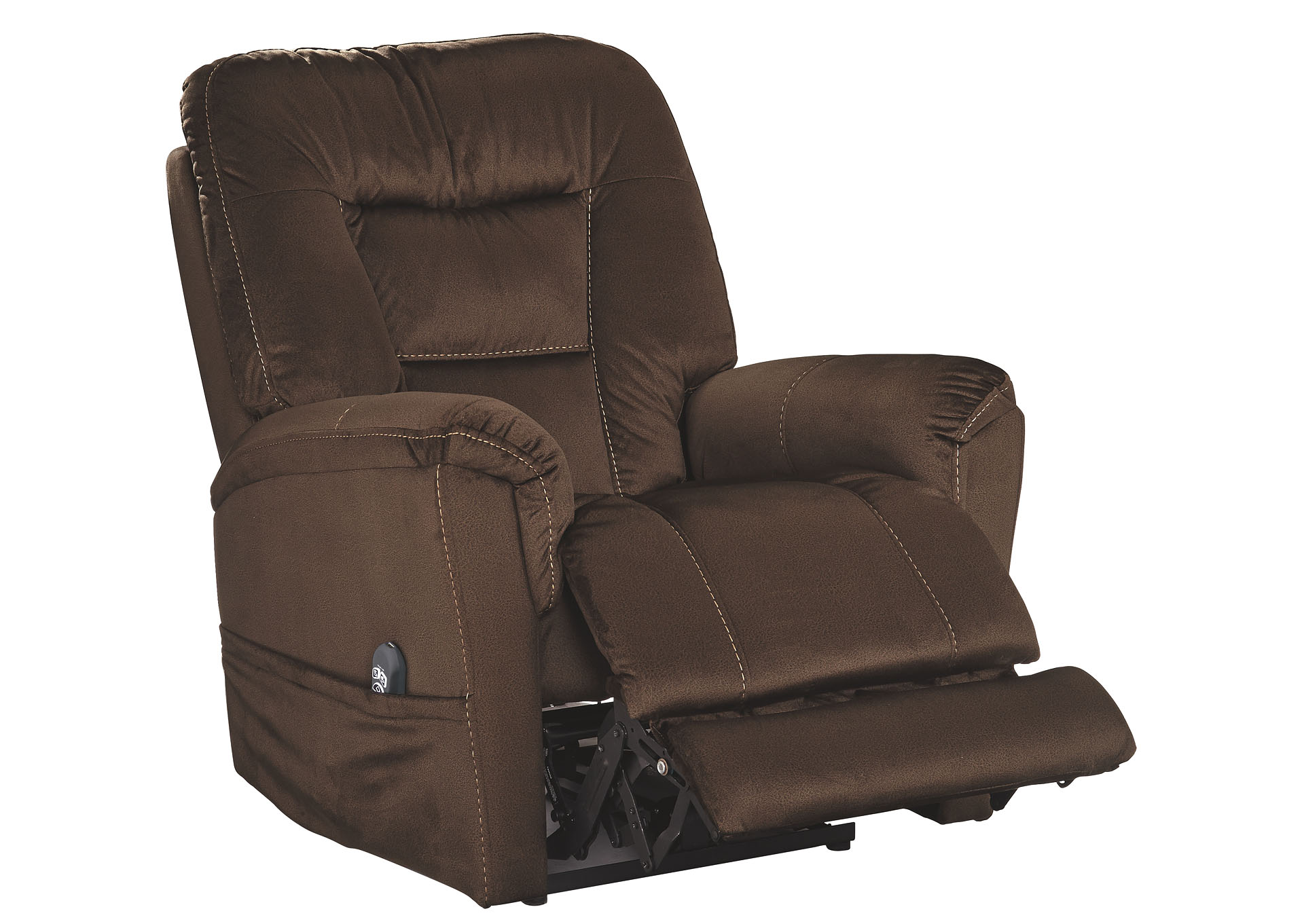 Dakos Bark Power Recliner w/Adjustable Headrest,ABF Signature Design by Ashley