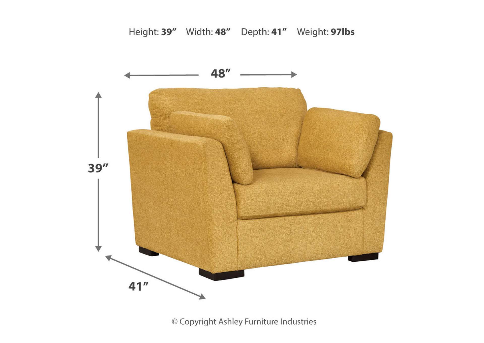 Keerwick Oversized Chair and Ottoman,Signature Design By Ashley