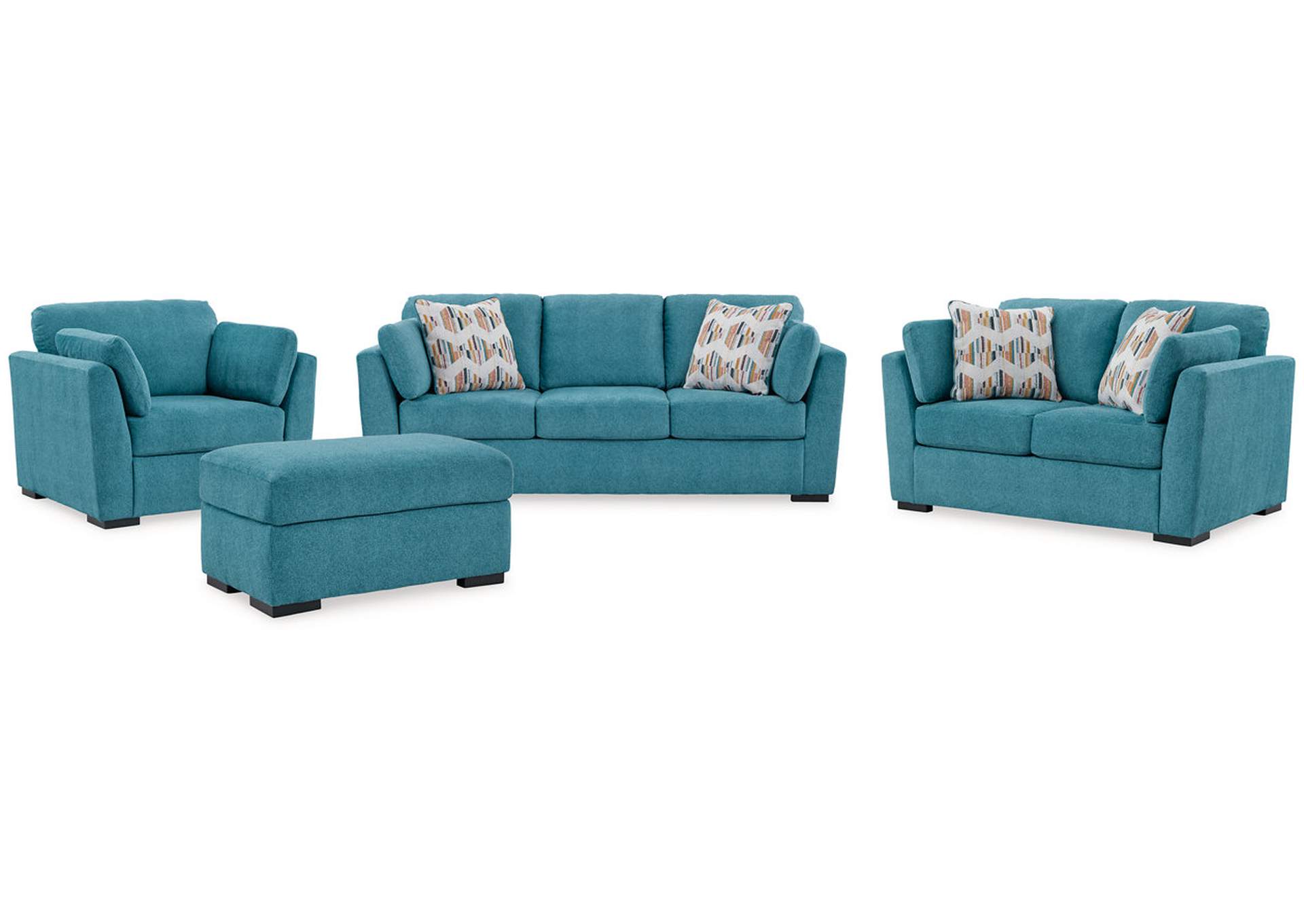 Keerwick Sofa, Loveseat, Oversized Chair and Ottoman,Signature Design By Ashley