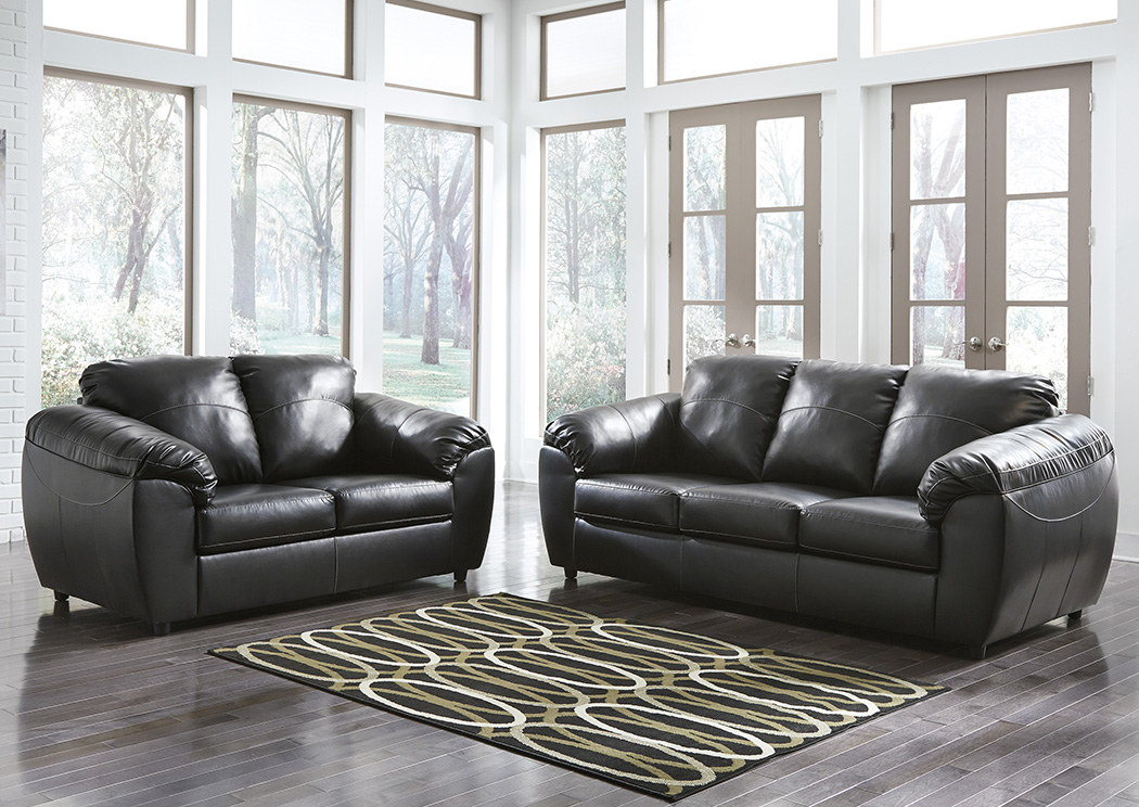 Fezzman Onyx Sofa and Loveseat,ABF Benchcraft