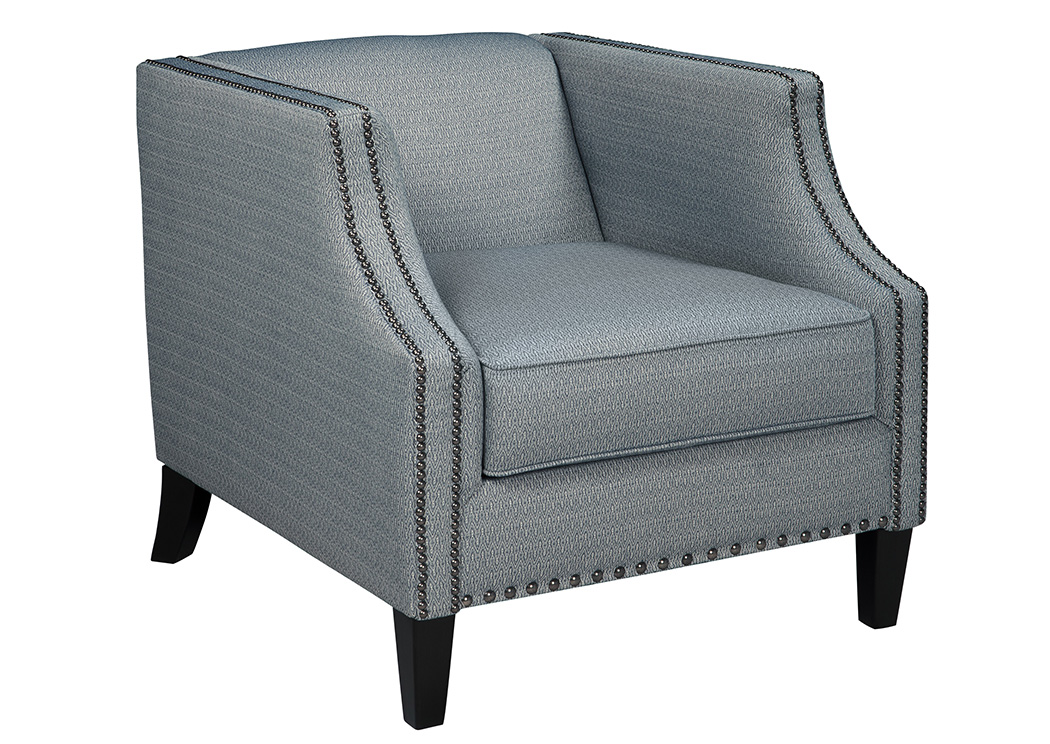 LaVernia Navy Accent Chair,ABF Benchcraft