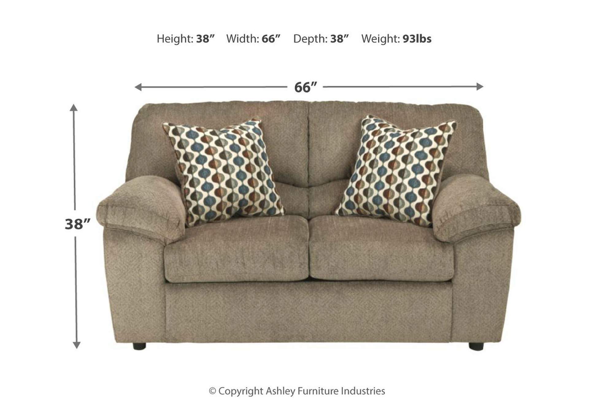 Pindall Loveseat,Signature Design By Ashley