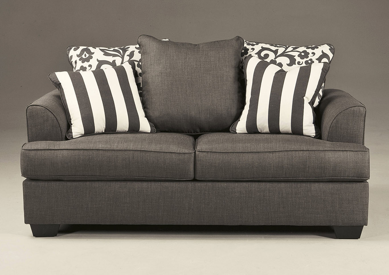 Levon Charcoal Loveseat,ABF Signature Design by Ashley
