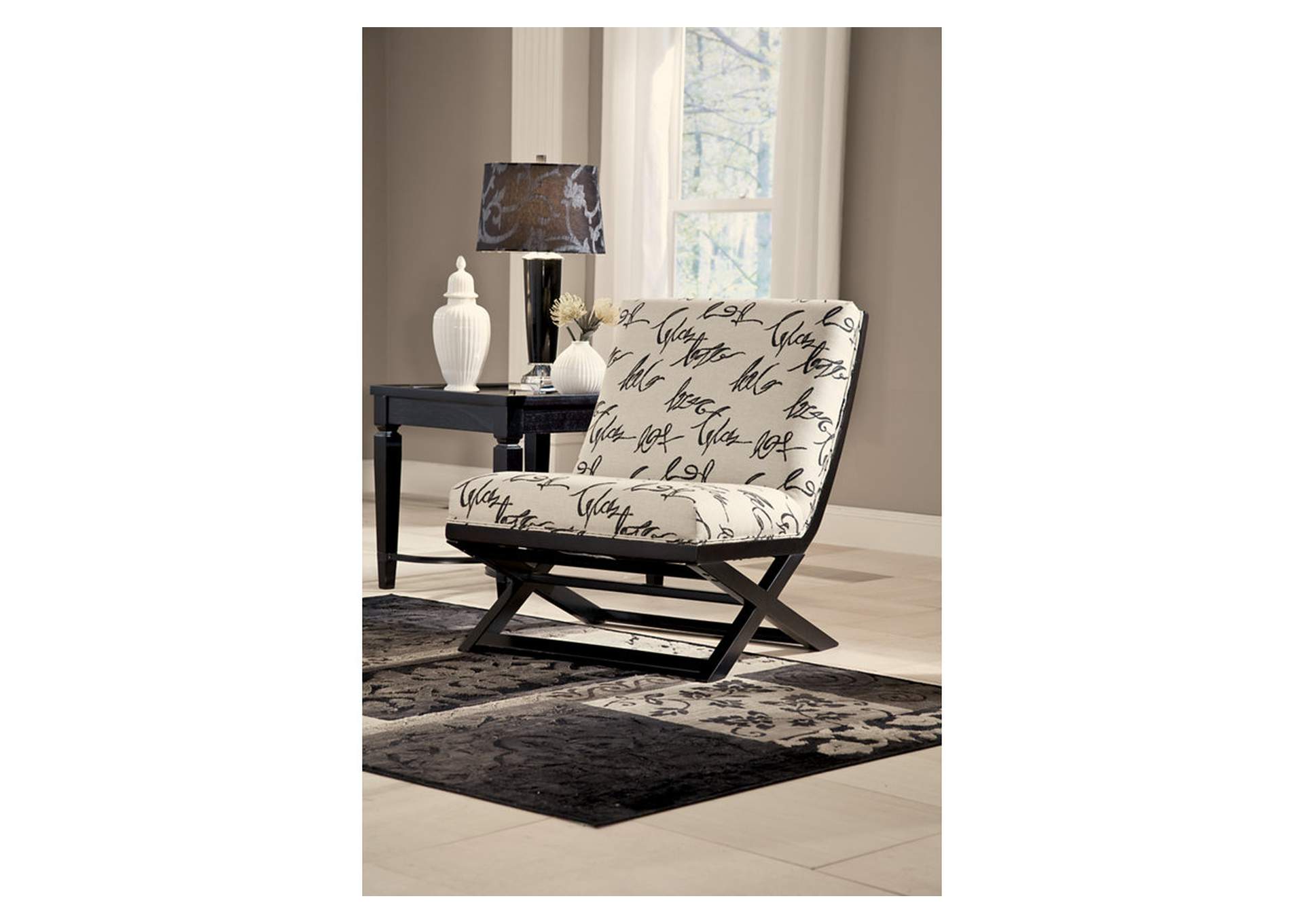 Levon Charcoal Showood Accent Chair,ABF Signature Design by Ashley
