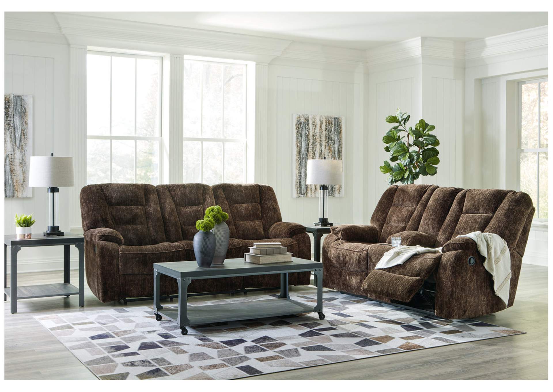 Soundwave Manual Reclining Sofa and Loveseat,Signature Design By Ashley