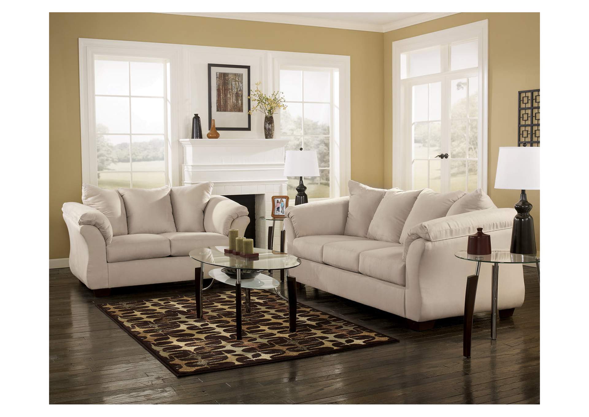 Darcy Stone Sofa & Loveseat,ABF Signature Design by Ashley