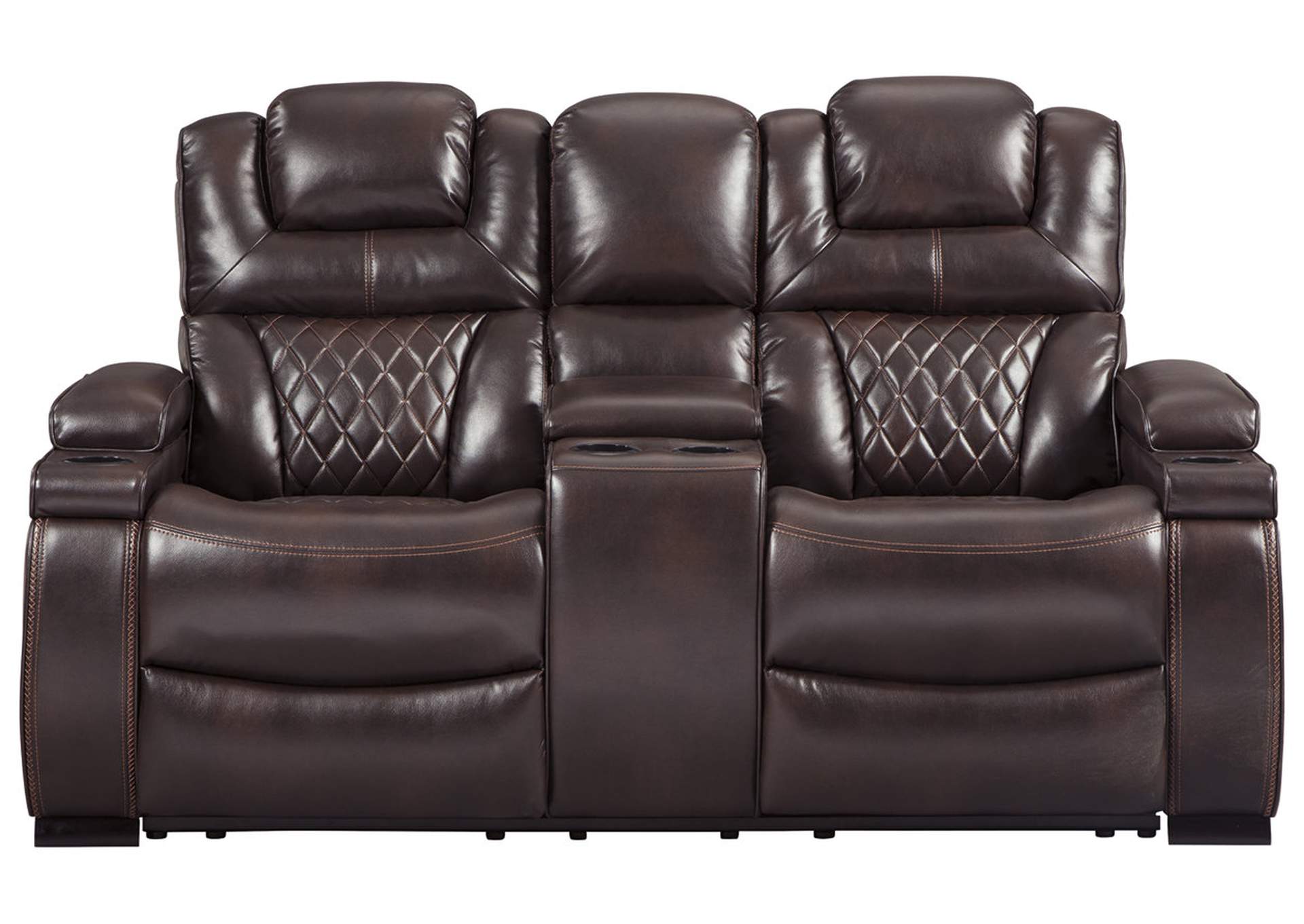 Warnerton Power Reclining Sofa and Loveseat with Power Recliner,Signature Design By Ashley