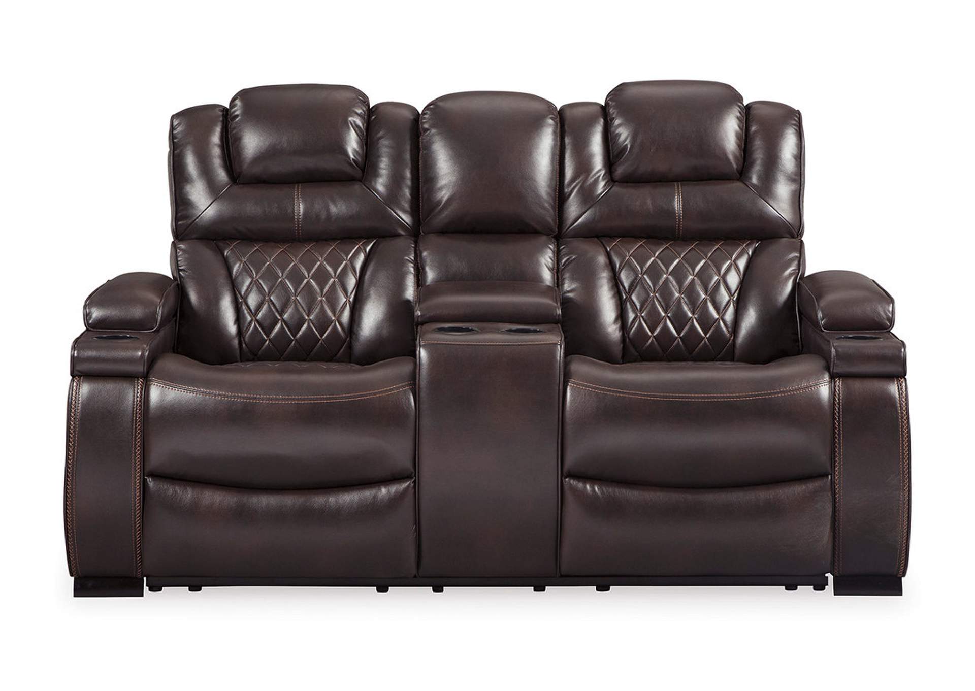 Warnerton Power Reclining Loveseat with Console,Signature Design By Ashley