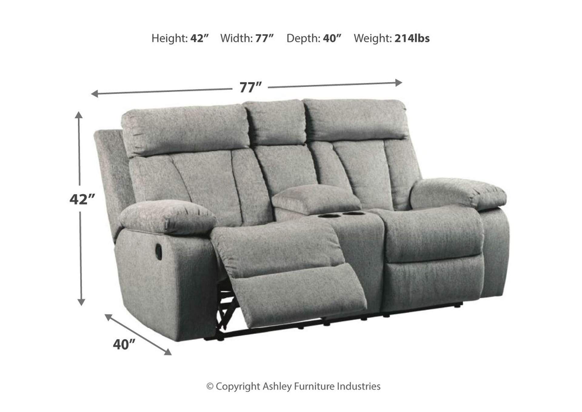 Mitchiner Reclining Sofa and Loveseat with 2 Recliners,Signature Design By Ashley