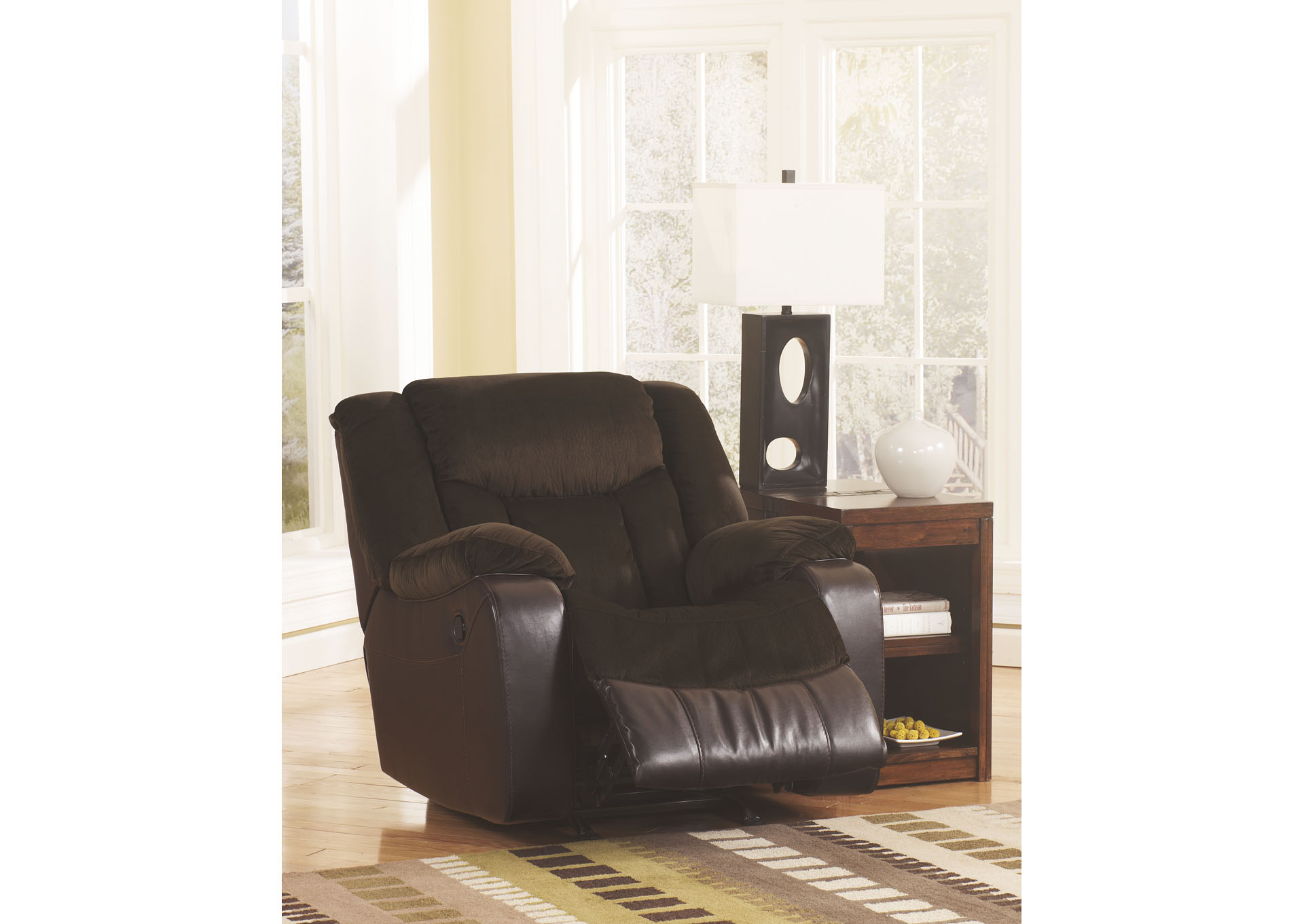 Tafton Java Rocker Recliner,ABF Signature Design by Ashley