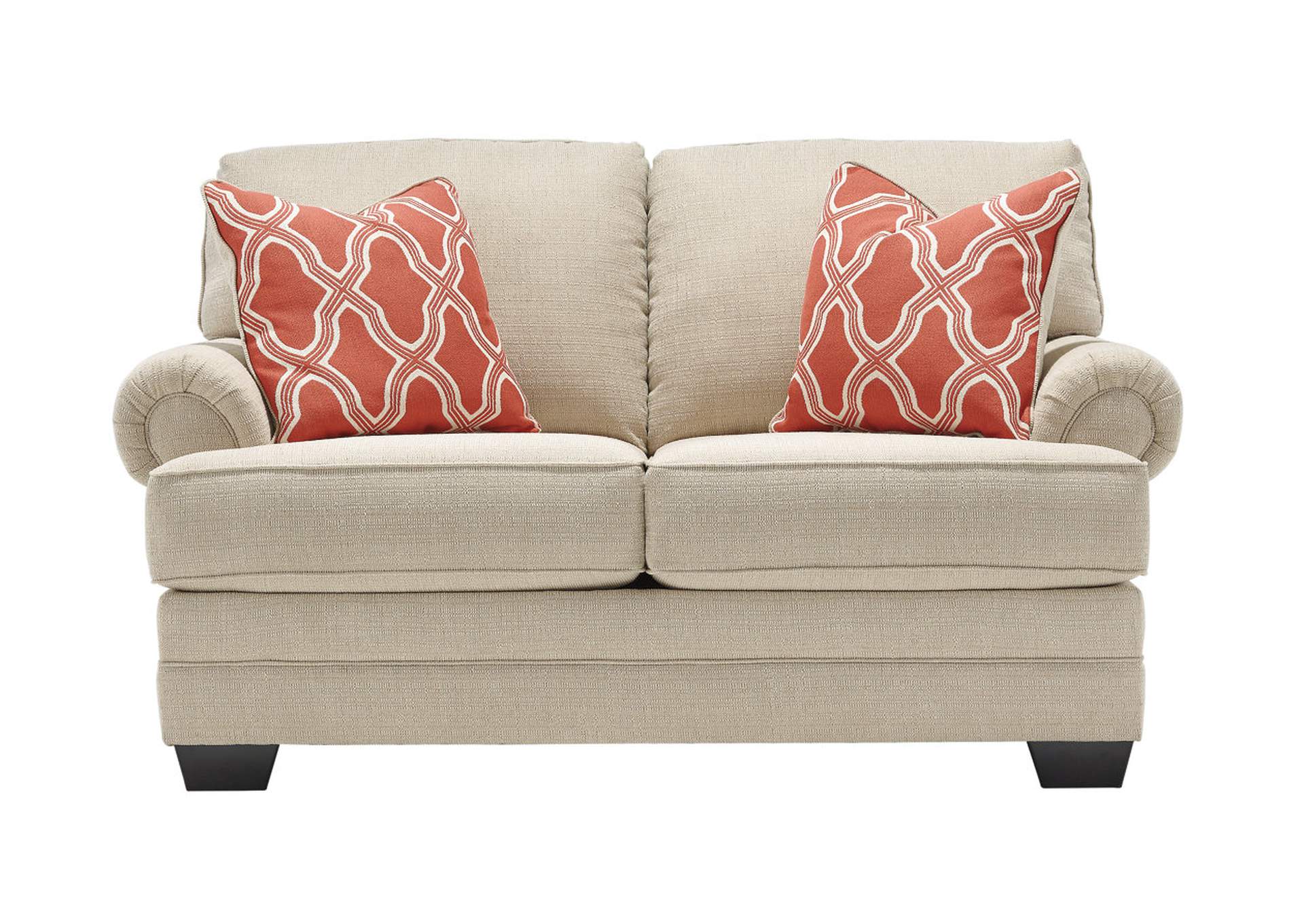 Sansimeon Stone Loveseat,ABF Benchcraft