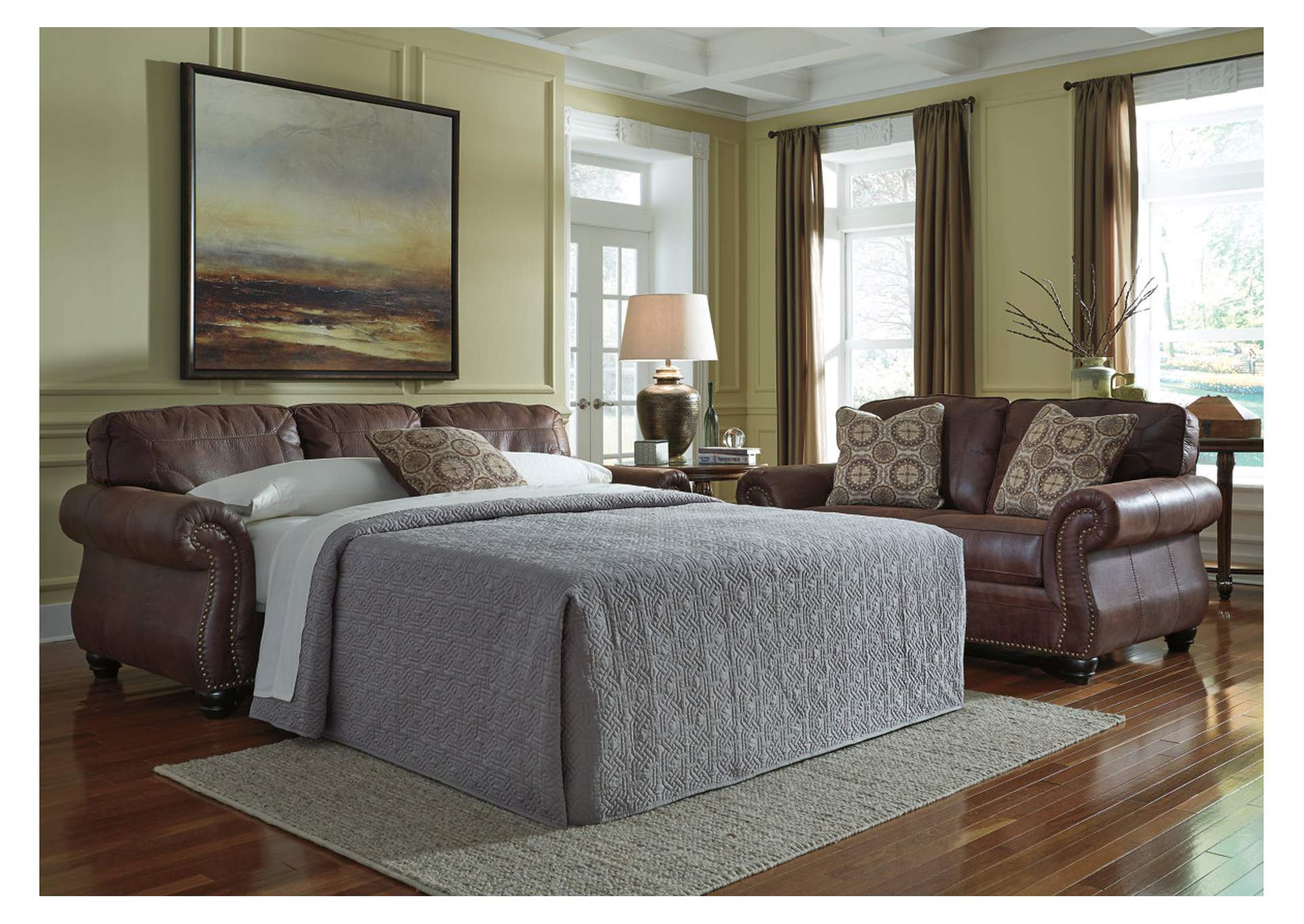 Breville Espresso Queen Sofa Sleeper,ABF Benchcraft