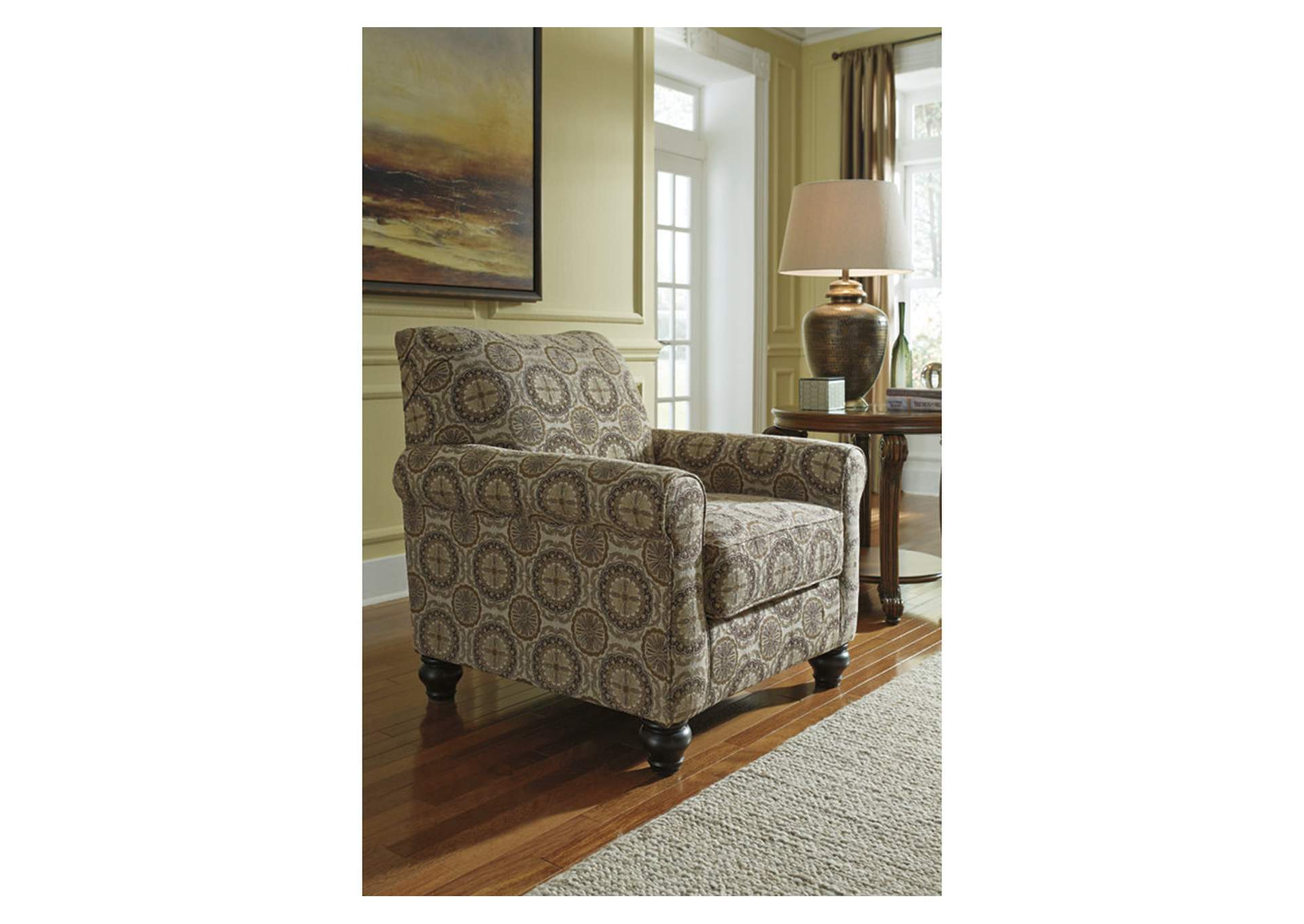 Breville Burlap Accent Chair,ABF Benchcraft