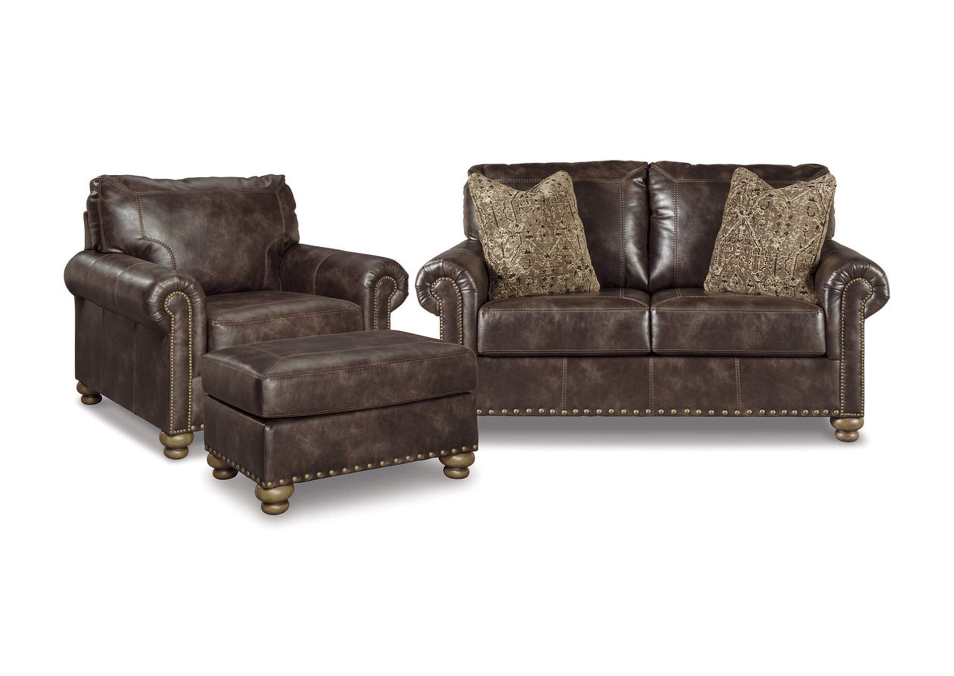 Nicorvo Loveseat, Chair, and Ottoman,Signature Design By Ashley