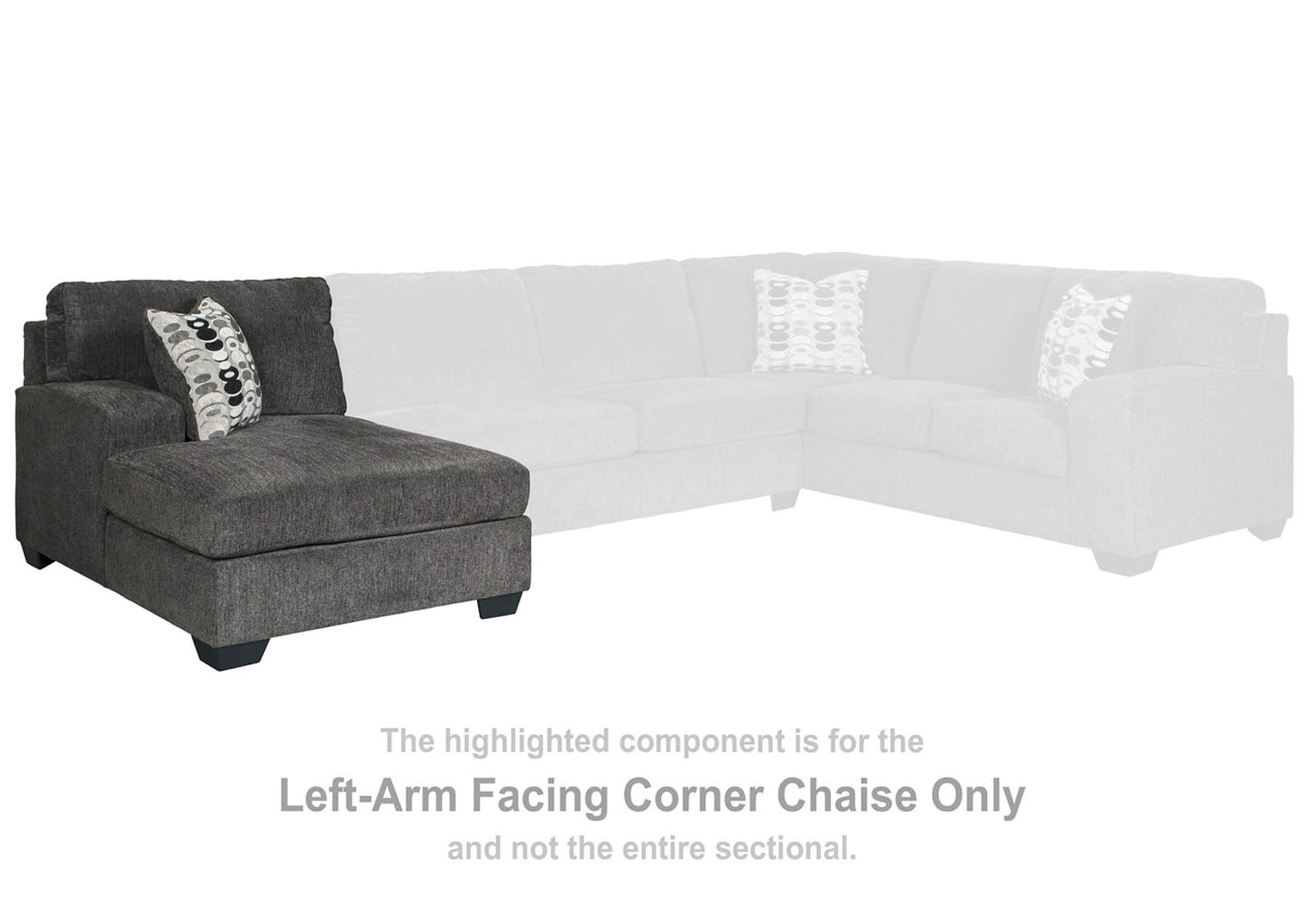 Ballinasloe 3-Piece Sectional, Recliner and Ottoman,Signature Design By Ashley